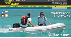 Desktop Screenshot of over-board.com.au